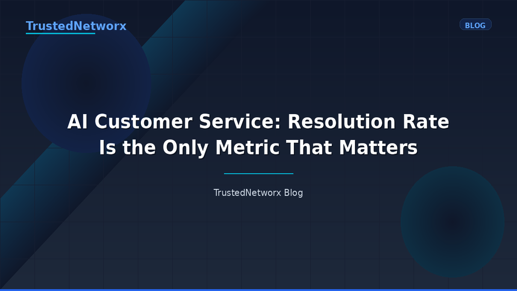 AI Customer Service: Resolution Rate Is the Only Metric That Matters