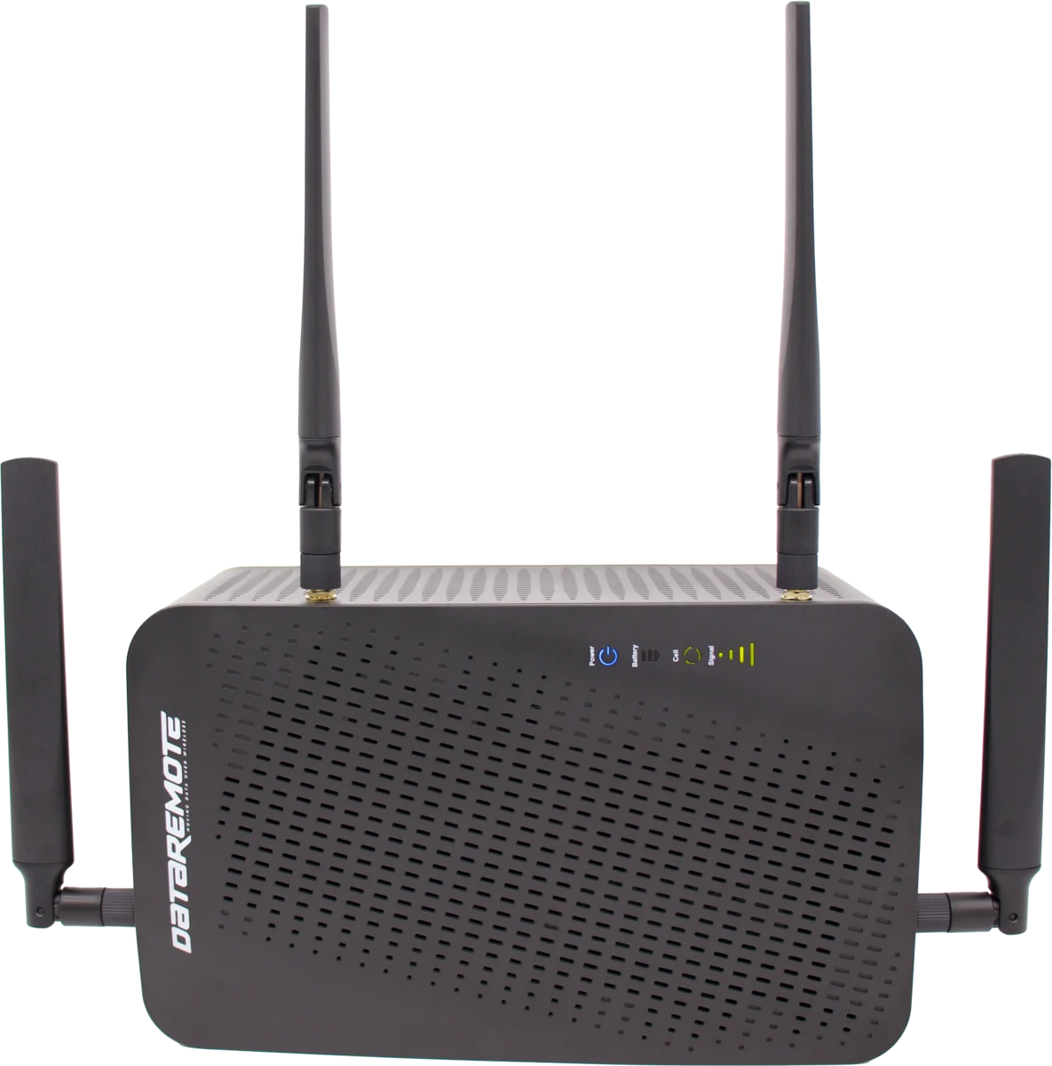 DataRemote 90X1 front view showing the status indicators and antenna placement